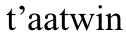 trout in Nuu_chah_nulth Language